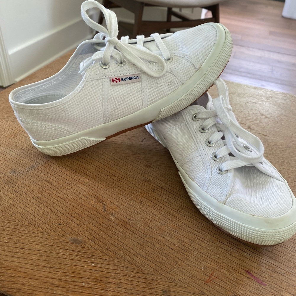 Superga classic white sneakers
